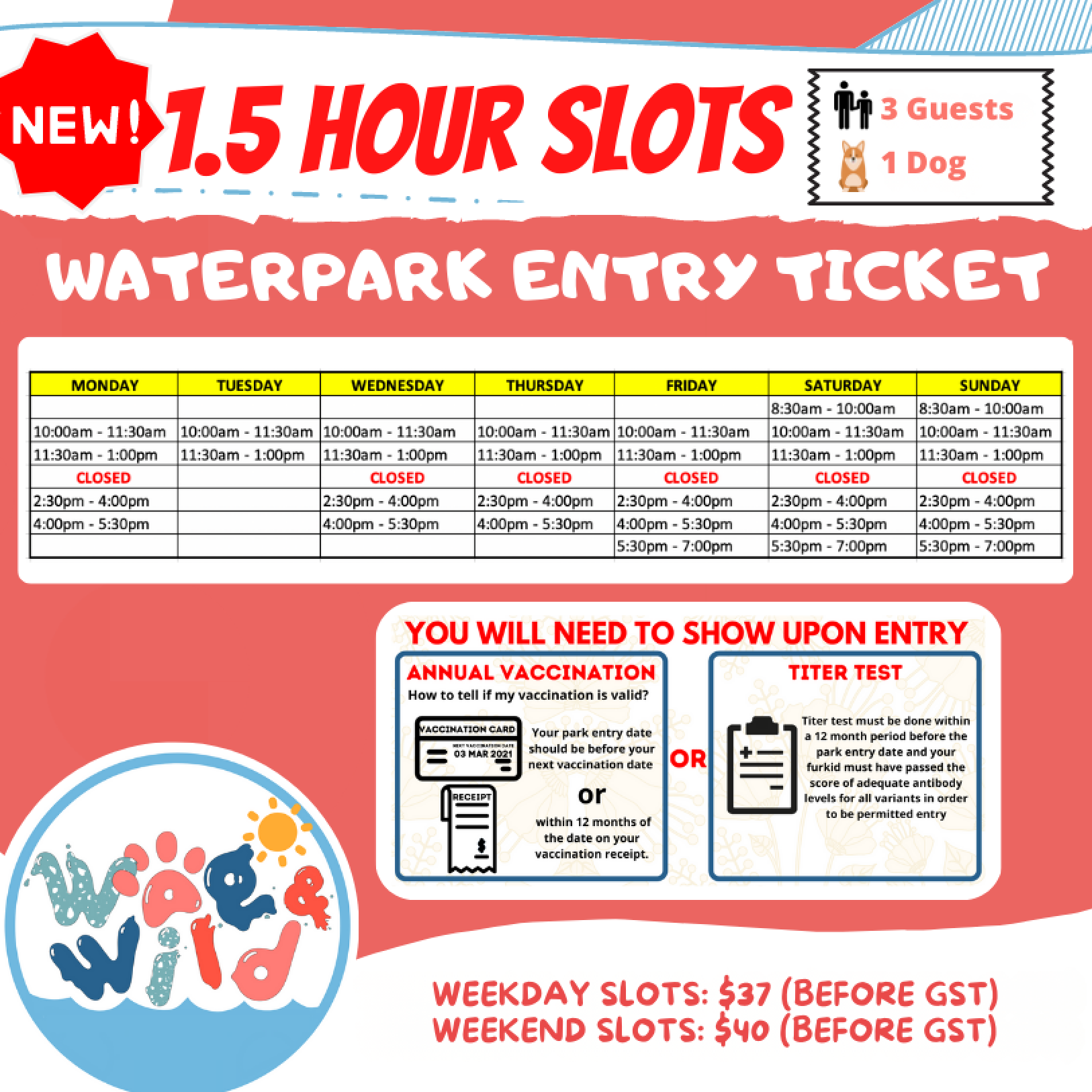 Park Entrance Ticket