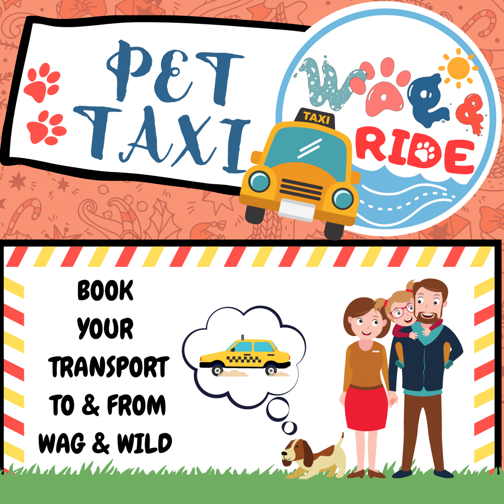 WAG & RIDE (PET TAXI SERVICE)